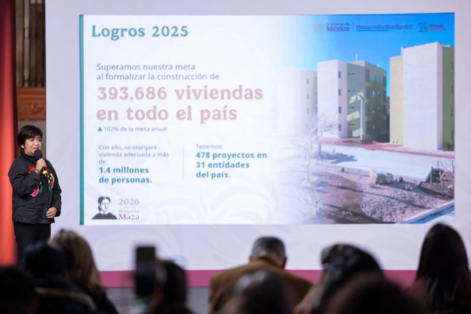 EL PROGRAMA VIVIENDA PARA EL BIENESTAR BENEFICIARÁ A CERCA DE 8 MILLONES DE FAMILIAS: PRESIDENTA CLAUDIA SHEINBAUM